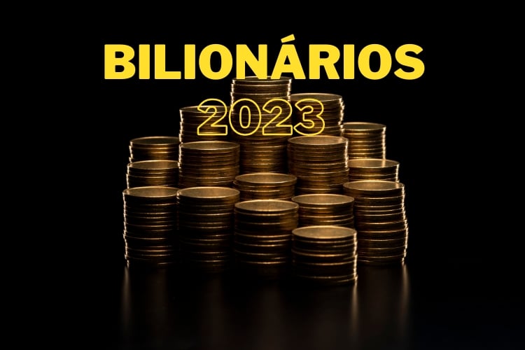 Conheça os 10 bilionários que mais enriqueceram em 2023, incluindo Elon Musk e Marcos Zuckerberg e outros.