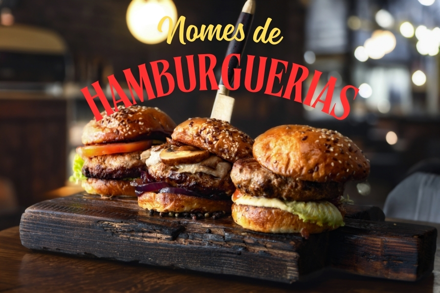 50 ideias criativas de nomes para hamburguerias. Inspire-se para encontrar o nome perfeito para o seu negócio com essas sugestões únicas!